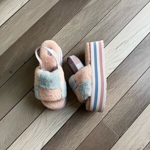 UGG Women’s Disco Checker Slide | Size: 10 | Excellent Condition